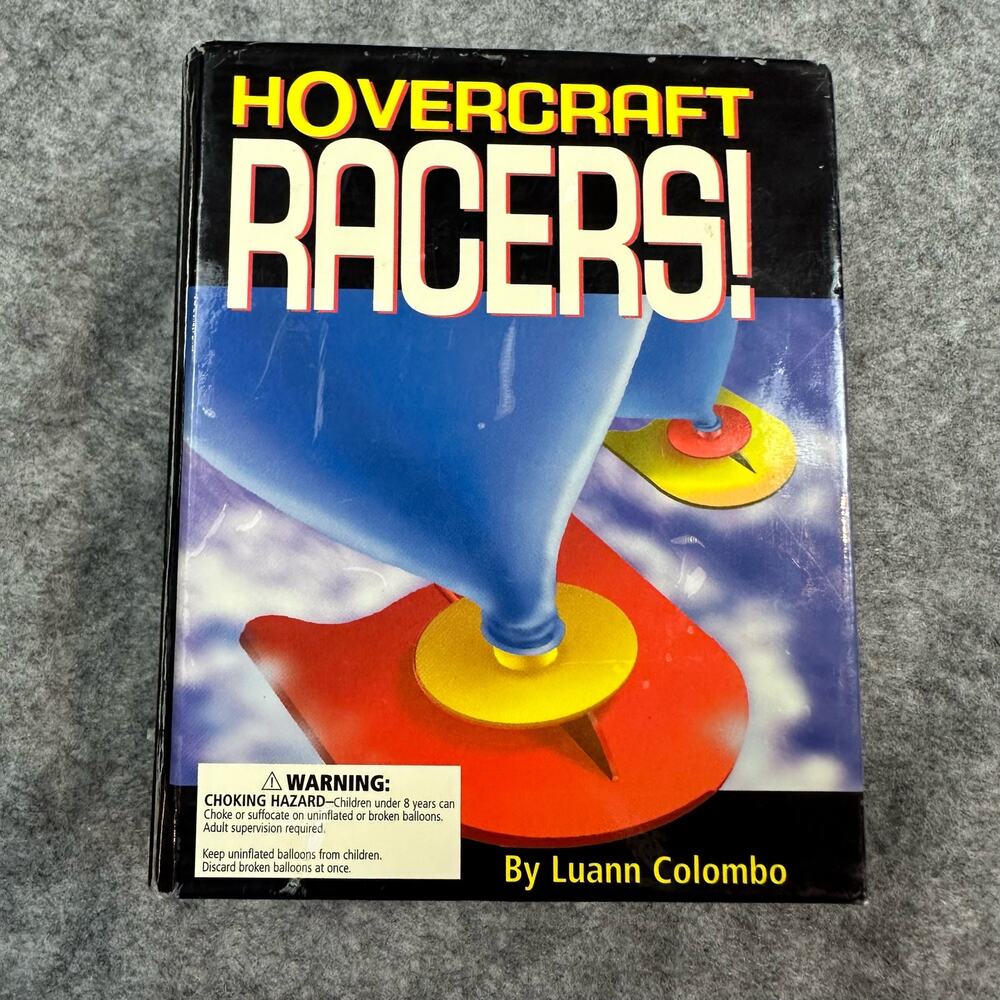 Hovercraft Racers Kit Balloon Toy Tangerine Press Luann Colombo